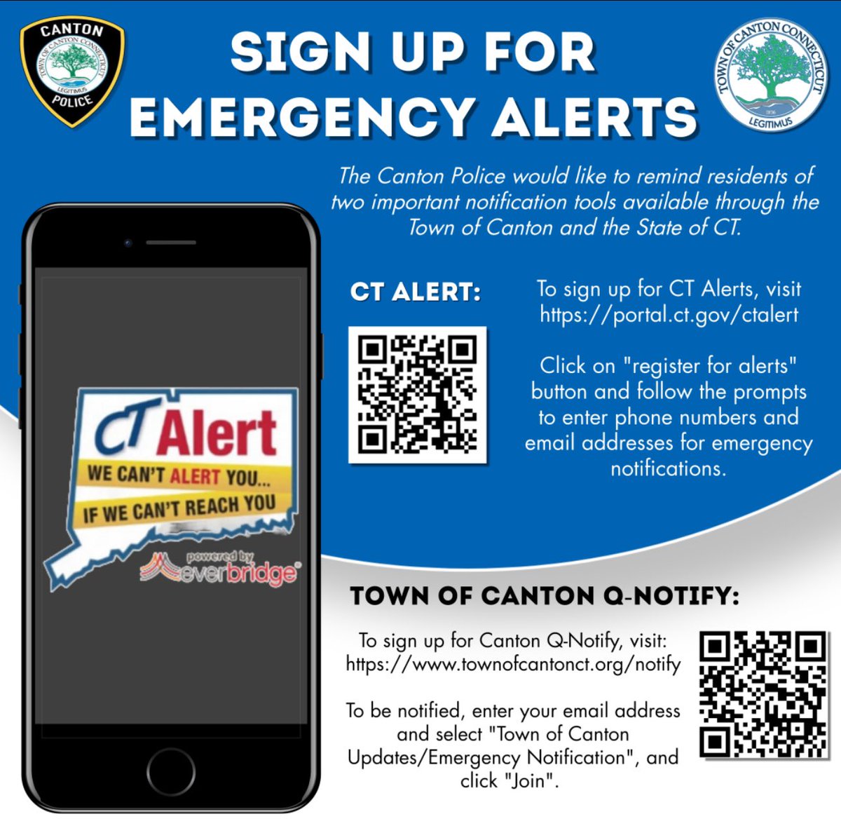 Canton CT Police tweet media