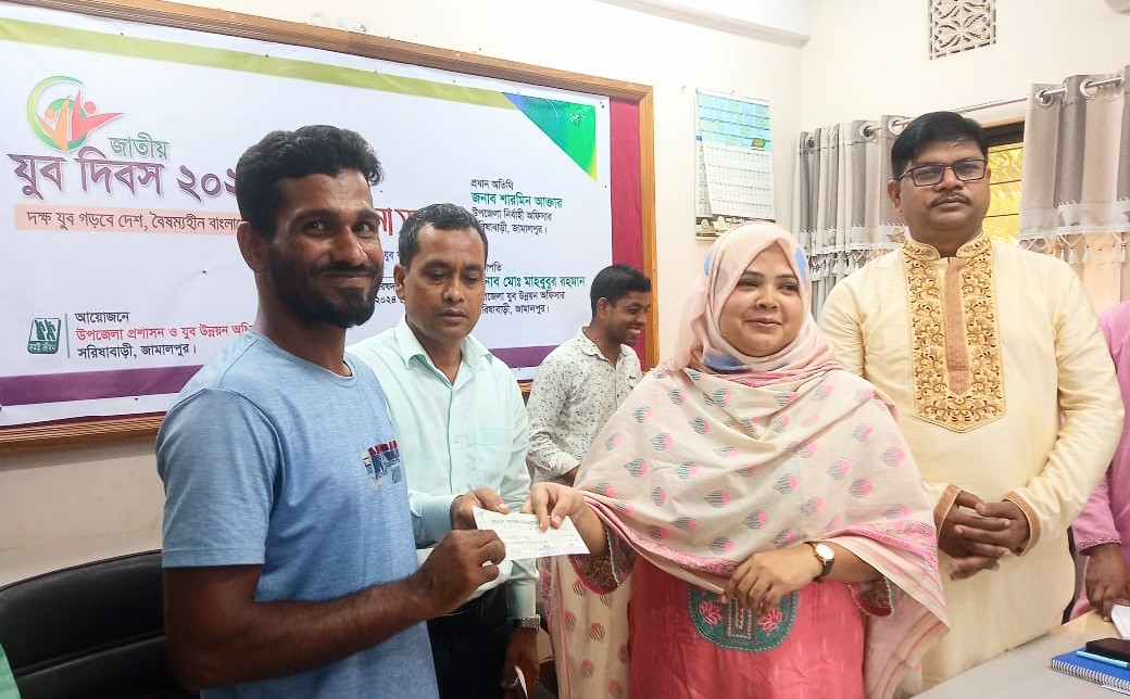 সরিষাবাড়ীতে নতুন স্লোগানে পালিত হলো জাতীয় যুব দিবস