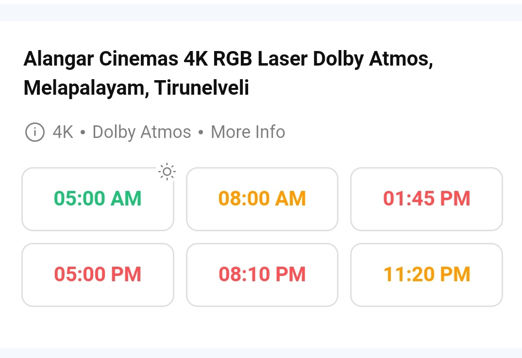 Sk4ever_off's tweet photo. Tomorrow 5am Show Added @AlangarCinemas Cinemas💥

@Siva_Kartikeyan
@AllIndiaSKFC
@NellaiSKFC
@tenkasiskfc

#Amaran https://t.co/HspdCBIPLm
