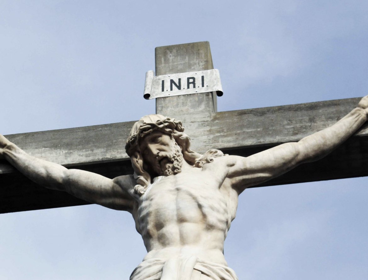 Wow. Fascinating.

Hey, quick question: what does I.N.R.I. stand for?