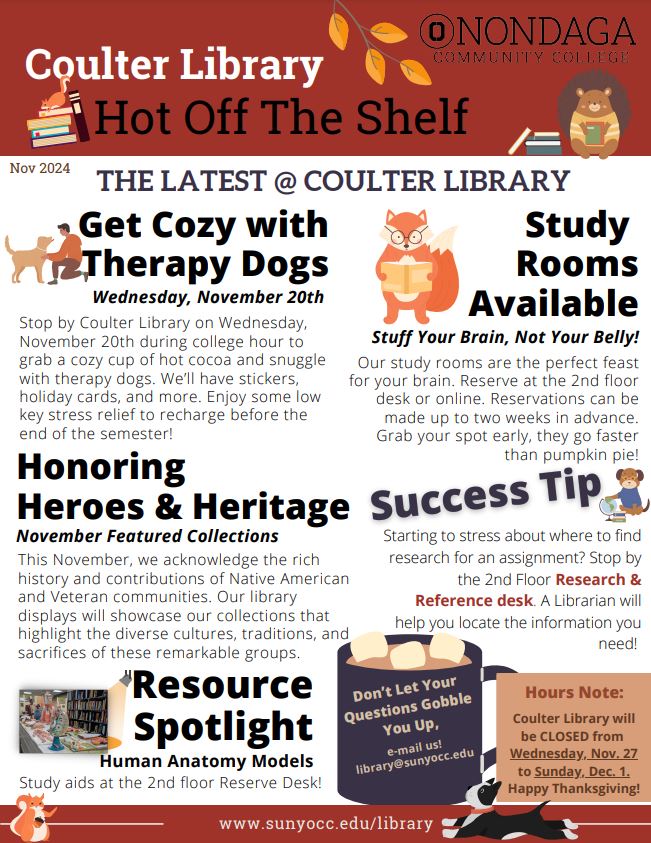 The Latest @ Coulter Library!