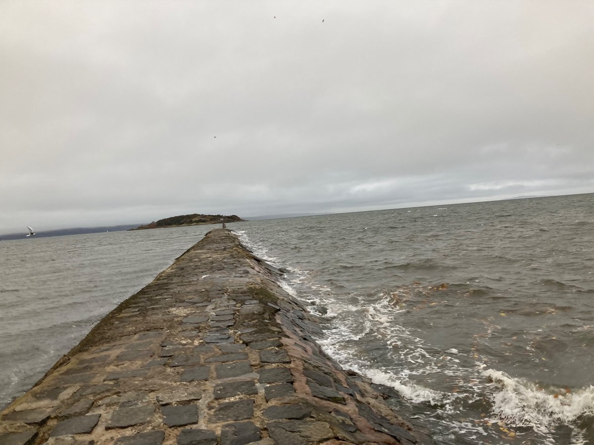 Cramond earlier, before the rain.