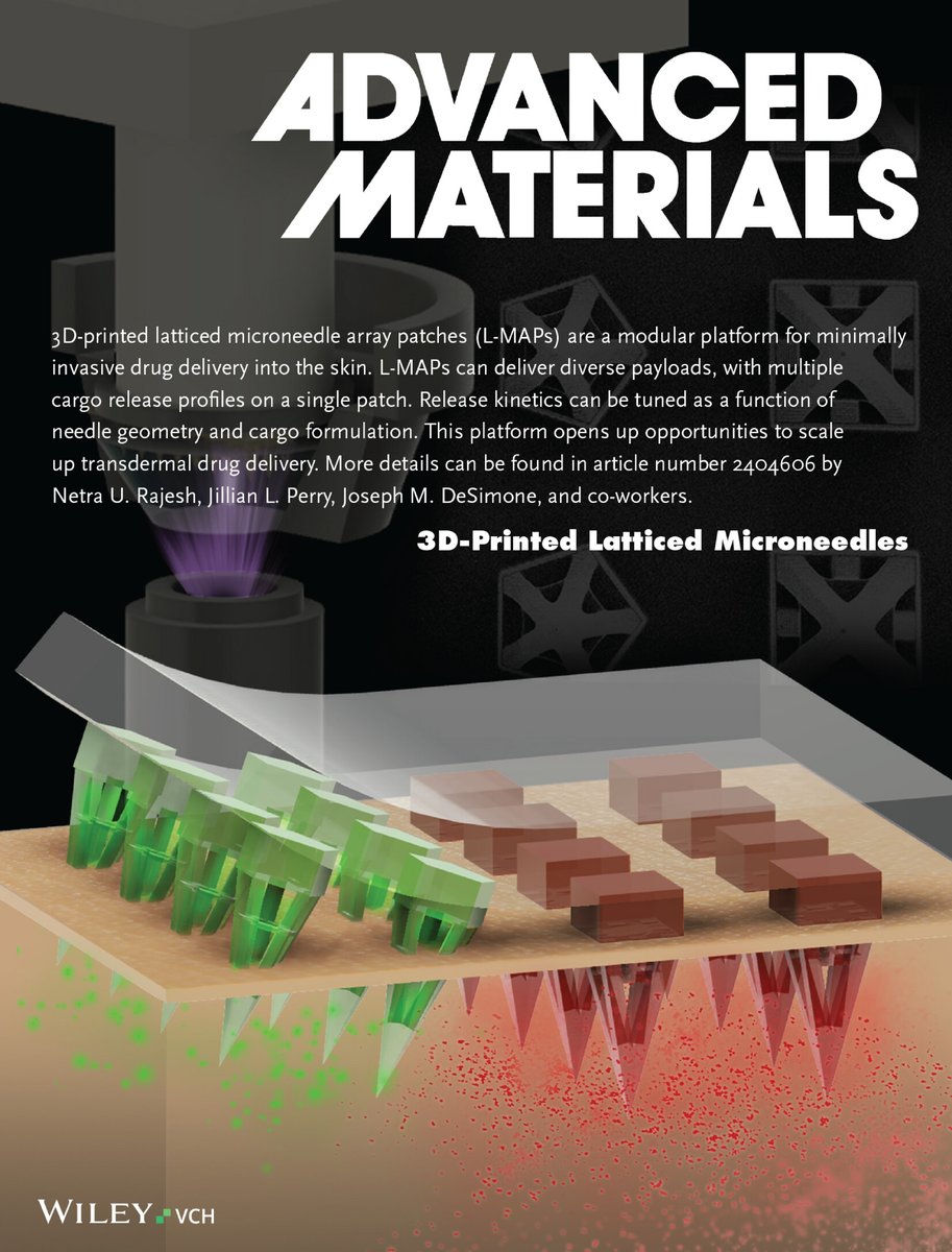 Netra Unni Rajesh (@netraunni) on Twitter photo Excited to share our recent work in Advanced Materials! This work introduces the platform-nature of our L-MAP technology and wouldn't have been possible without the amazing co-authors from <a href="/DeSimoneLab/">DeSimone Research Group</a> <a href="/StanfordEng/">Stanford Engineering</a>!
onlinelibrary.wiley.com/doi/full/10.10… Excited to share our recent work in Advanced Materials! This work introduces the platform-nature of our L-MAP technology and wouldn't have been possible without the amazing co-authors from <a href="/DeSimoneLab/">DeSimone Research Group</a> <a href="/StanfordEng/">Stanford Engineering</a>!
onlinelibrary.wiley.com/doi/full/10.10…
