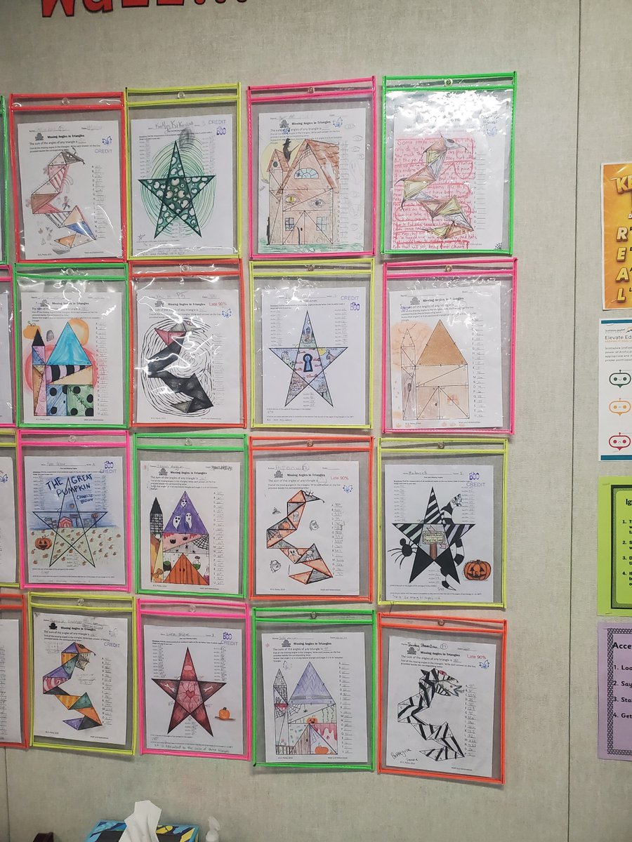 Mrs. DeSouza's class had a great time doing this project at Halloween.