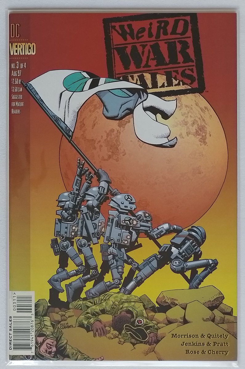 AmraSeldon's tweet photo. 145.  
Weird War Tales #3      
DC / Vertigo, August 1997  
Cover Art by Richard Corben 
(en anglès) 

#ElsMeusComics 
#RichardCorben 
#Corben https://t.co/NeTstqtJ5Q
