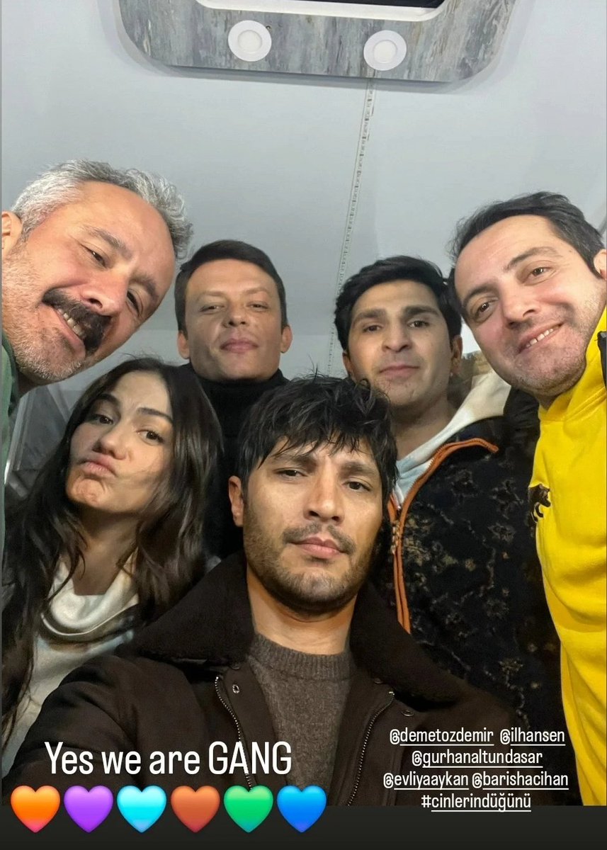 🆕 @/kubilaycamlidag 'ın instagram hikaye paylaşımından #CinlerinDüğünü ekibi ve  #DemetÖzdemir 🫶🏻