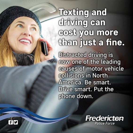 November’s Traffic Safety Initiative is on Using a Hand-held Electronic Device.

Police will be doing targeted traffic blitzes over the month of November to enforce this initiative.

Be safe. Be smart. Put the phone down while you’re driving.