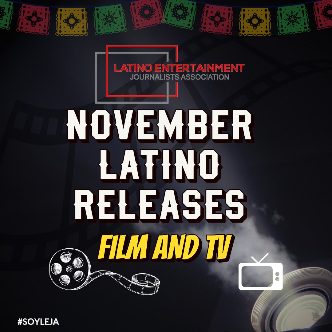 Latinos are here and we are bringing our talents and our stories to screens big and small. LEJA is a proud supporter of all LATINO projects! Here are some of them featuring our familia in November.
Latinos support Latinos!
✊🏾✊🏾✊🏾

#LatinosinHollywood
#LatinosinEntertainment