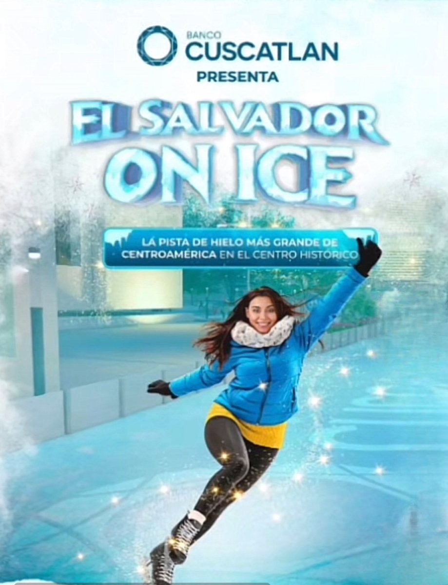 SalvadoranPride's tweet image. This month, Central America's largest ice skating rink will open in San Salvador's Historic Center. ⛸️🇸🇻