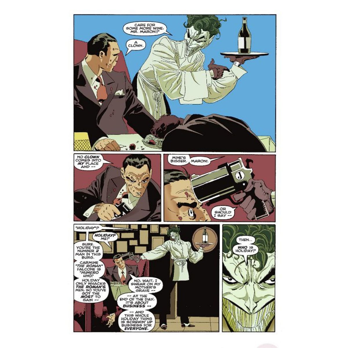 I was reading the comic #batmanthelonghalloween by #timsale and #jephloeb and for fun I thought "I want to try to redraw these pages with my style"
I have to say it was an good exercise that I think I will repeat often.

What do you think of this re-adaptation?
#joker  #dccomics