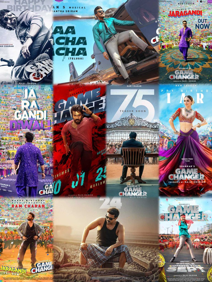 AlwayzRamCharan's tweet photo. Get Ready for a grand teaser launch in North India on Nov 9th! 🚀🔥

The team is all set to kick off nationwide promotions and it’s going to be all about #GameChanger everywhere 🤩🥳 https://t.co/clAJjOYAMx