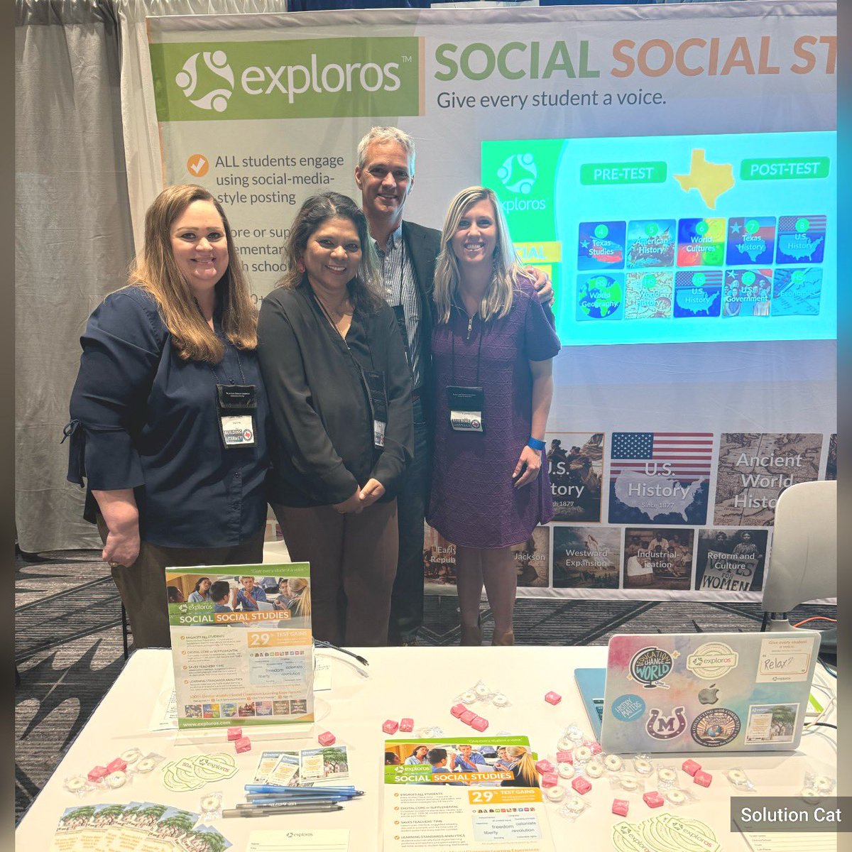 exploros's tweet image. We have been enjoying meeting all of the amazing educators @TxSocialStudies conference! #TXCSS2024 #texasteachers #socialstudies