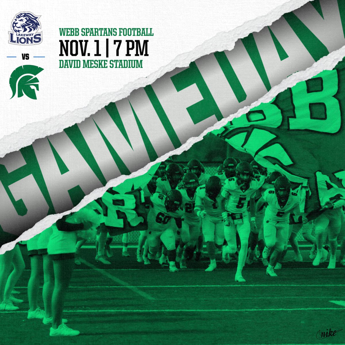 GAMEDAY!!! The Spartans host Lakeway Christian tonight. Kickoff set for 7pm!
#BeDifferent
#Spart8nsFB