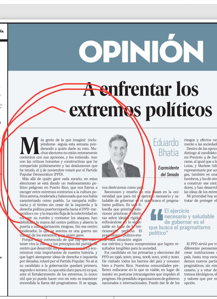 Eduardo Bhatia-Gautier🇵🇷 (@eduardobhatia) on Twitter photo Lo mas importante es regalarle unos espejuelos a <a href="/soykikecruz/">Enrique Kike Cruz</a> para que aprenda a leer. Voy a votar PPD y lo he publicado. Mi columna de hoy dice que para mi sorpresa segun encuestas recientes, la campaña de Juan Dalmau tiene un momentum enorme. Yo me reitero que votare PPD. Lo mas importante es regalarle unos espejuelos a <a href="/soykikecruz/">Enrique Kike Cruz</a> para que aprenda a leer. Voy a votar PPD y lo he publicado. Mi columna de hoy dice que para mi sorpresa segun encuestas recientes, la campaña de Juan Dalmau tiene un momentum enorme. Yo me reitero que votare PPD.