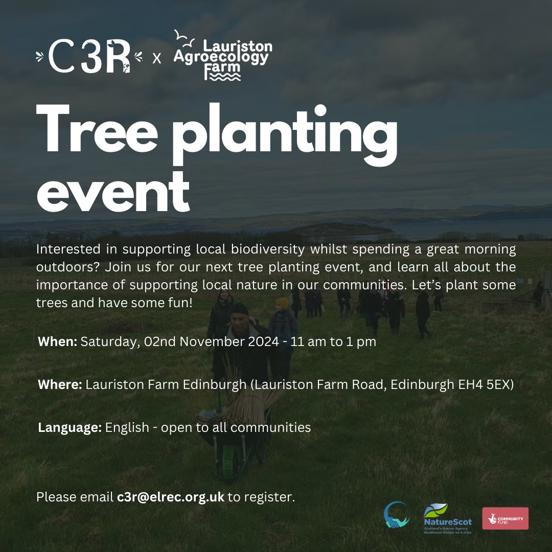 Communities' Reduce Reuse & Recycle Project (@elrec_c3r) on Twitter photo We still have some spaces left! You can register here: c3rtreeplanting.eventbrite.co.uk 🌳 We still have some spaces left! You can register here: c3rtreeplanting.eventbrite.co.uk 🌳