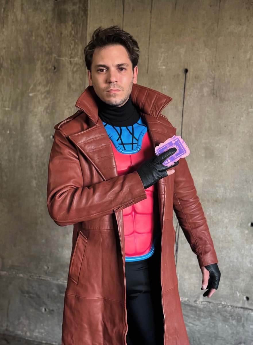 After 2 years of work - Gambit is complete!

Chest: I digitally sculpted, 3D printed &amp; cast in resin
Boots: I made from leather - thank you @smpdesigns for the base pattern!
Jacket: amazon.
Card: Etsy - acrylic, I cut it &amp; added iridescent film.
Contacts by <a href="/HoneycolorfulO/">honeycolorful_official</a>