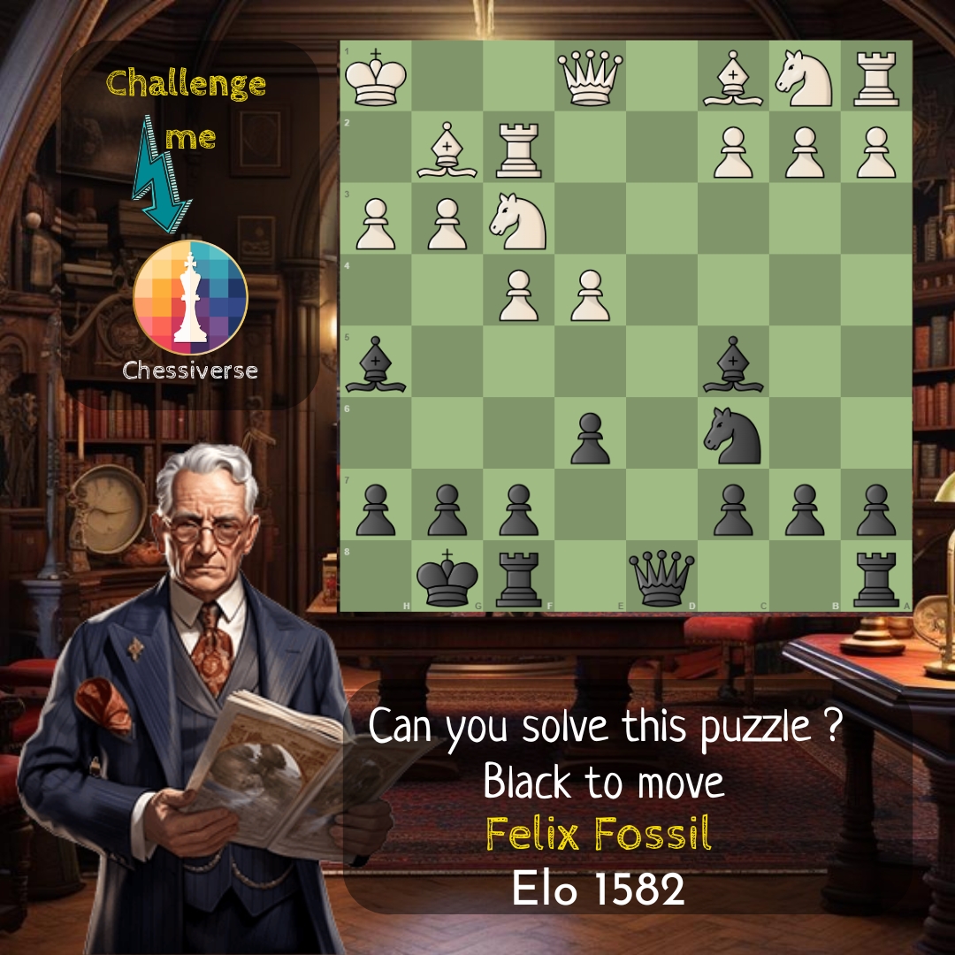 Chessiversegame's tweet image. 🧩 Can You Solve This Chess Puzzle and Outsmart Your Opponent? 🧩

💬 Share your answer in the comments below! 

🚀 Head to Chessiverse.com and see how far you can go! 🌟
#chessiverse #chessstrategy #magnuscarlsen #Indiachess #chess #personaplay