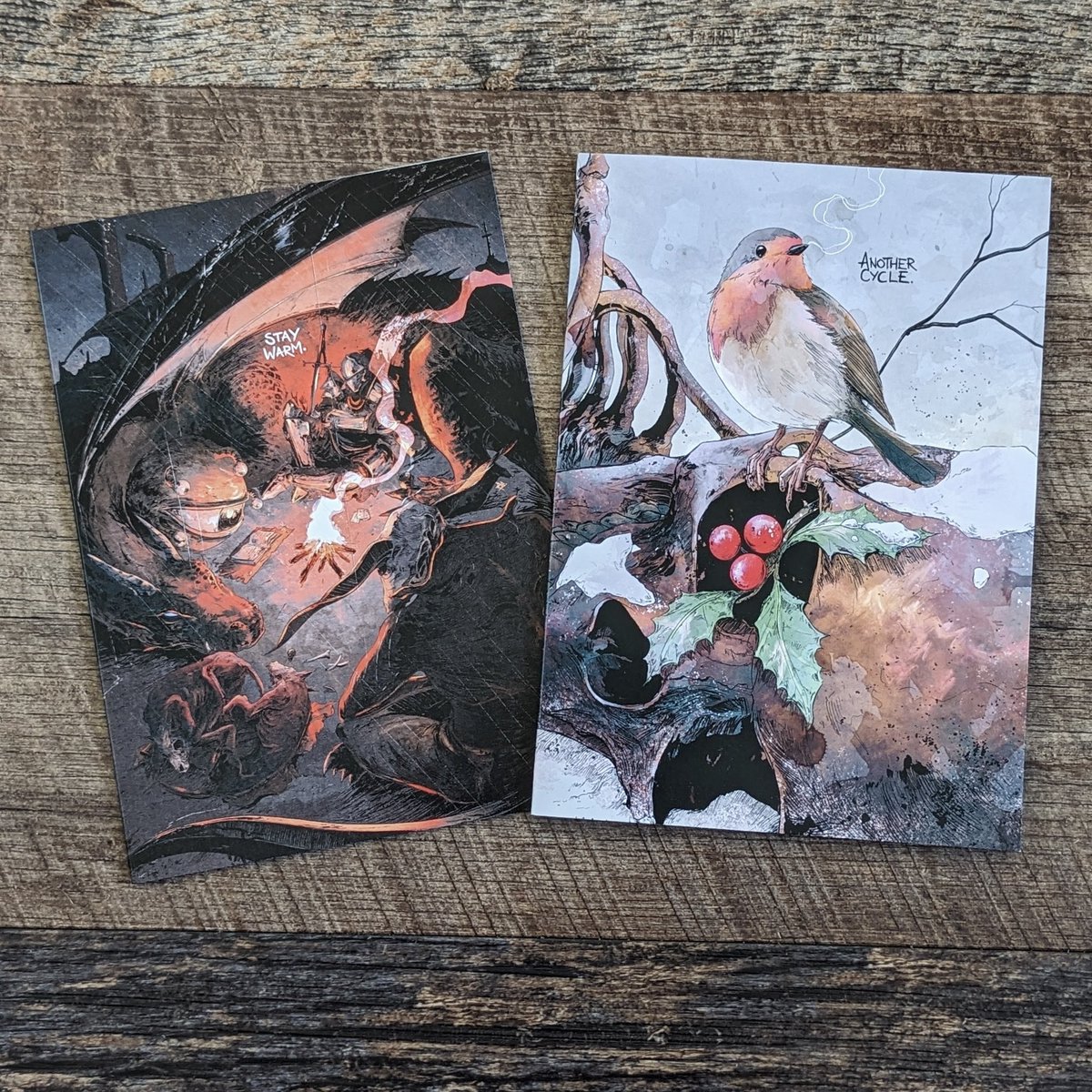 It feels wrong posting this so early but time is un ceasing and it’ll be Christmas before you know it. My first card packs are available at MassivefaceArt.com