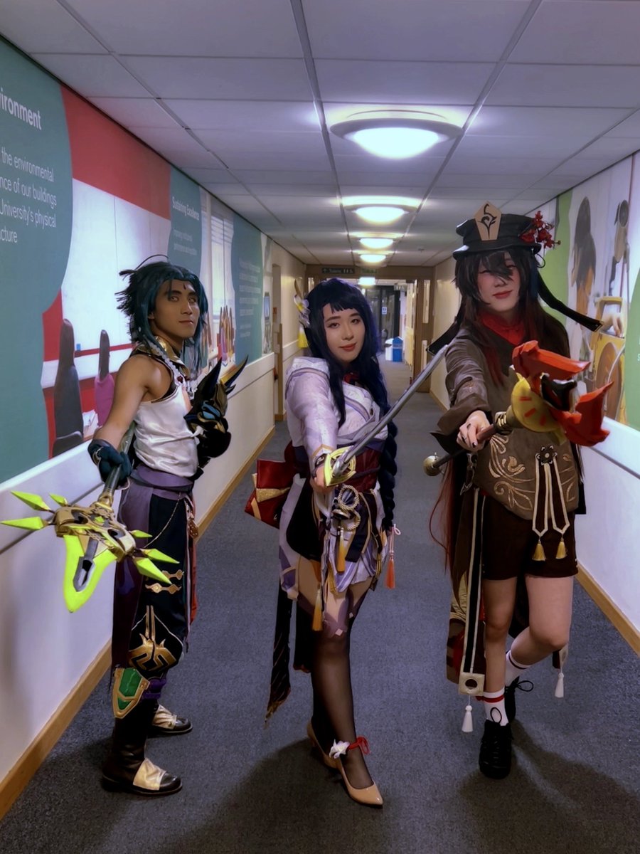 Genshin Impact cosplayers for <a href="/UoNGameSoc/">UoN GameSoc</a> Halloween game night🫶🏻