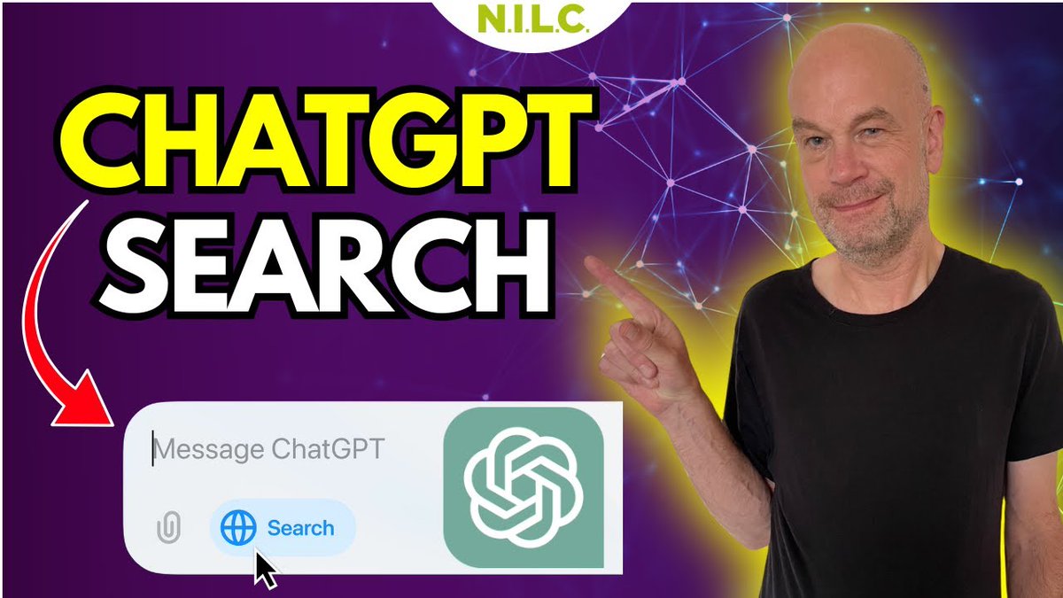🔍 Discover how ChatGPT Search can take your online searches to a new level! 

In this latest video, Jonathan Pollinger explores the new ChatGPT Search and how it compares to Google.

🎥 Watch now: youtube.com/watch?v=U6F06N…

#ChatGPTSearch