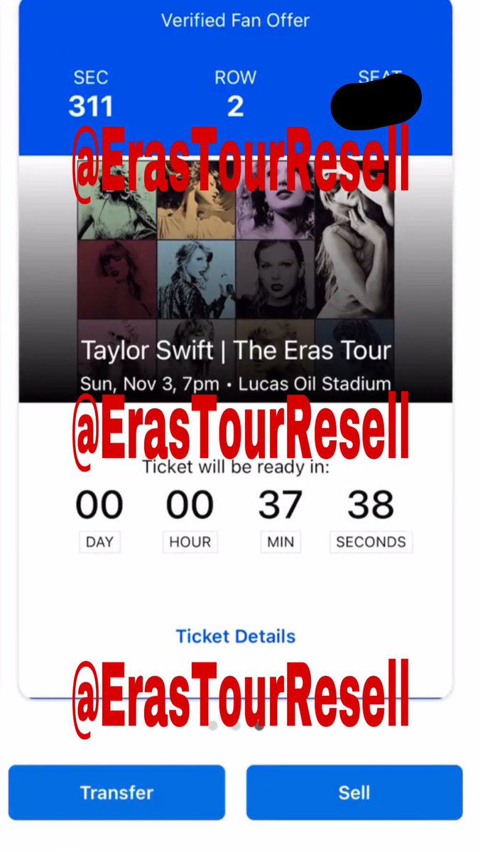 Selling ONE (1) MIDDLE BOWL ticket to the show in Indianapolis at Lucas Oil Stadium on 11/3 
💌 Selling for $263 TOTAL
💌 be sure to have the form filled out linked in our bio
💌 buyer will be selected using a random generator