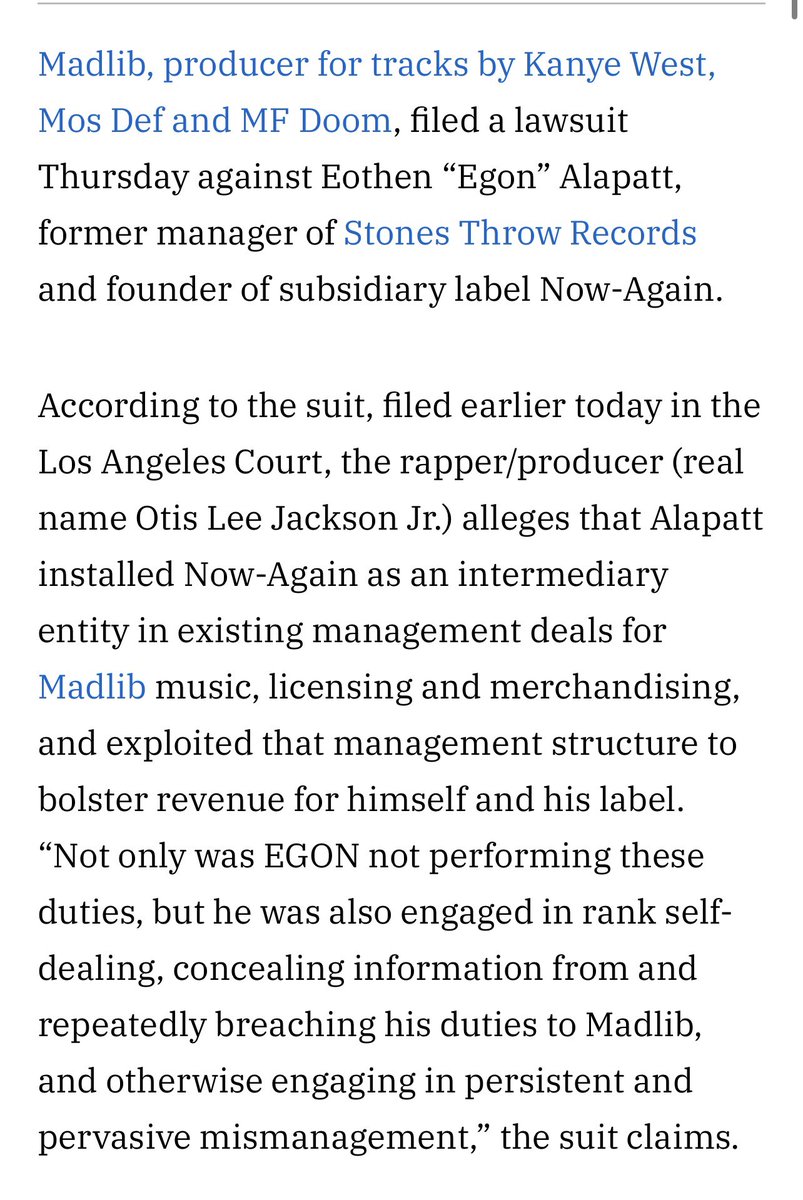 jimbojonestown's tweet photo. Well well well… first DOOM’s widow, and now Madlib.

https://t.co/oQp11L0LpB https://t.co/l6MjeONyNi