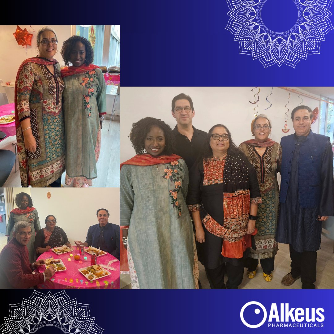 November 1 marks the celebration of Diwali, a new year's festival and one of the most popular holidays in South Asia. We had a wonderful time celebrating Diwali this week at our Cambridge offices. 
#Diwali #AlkeusPharma