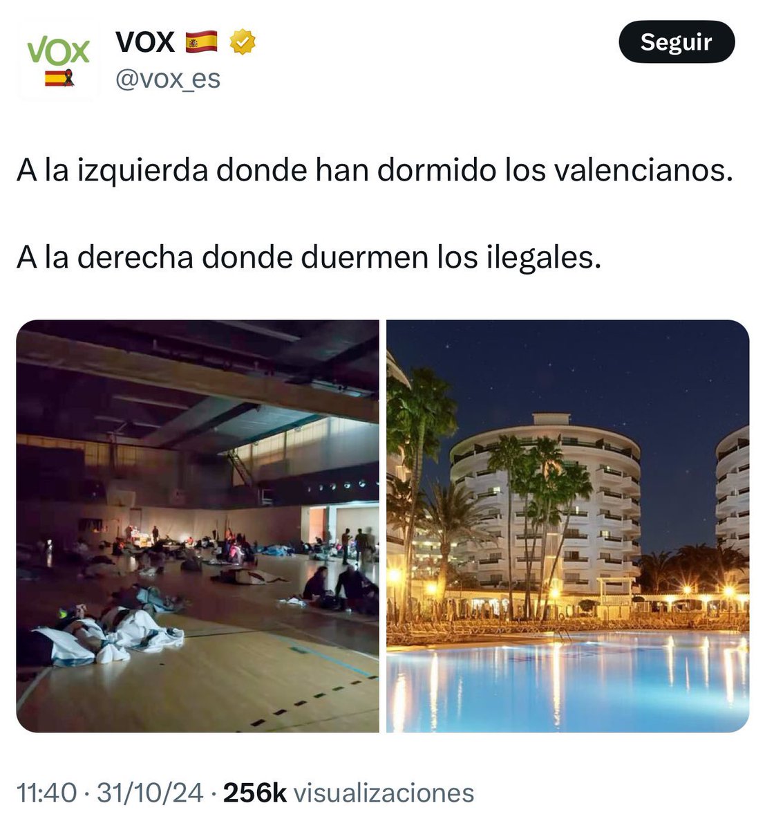 Quan parlem d'extrema dreta, dona igual que venerin l'estanquera o l'estelada, parlem d'organitzacions que vulneren els drets humans bàsics i odien a totes les persones. Aturem el seu odi! Fem fora l'extrema dreta de tot arreu! #StopVOX #StopAC