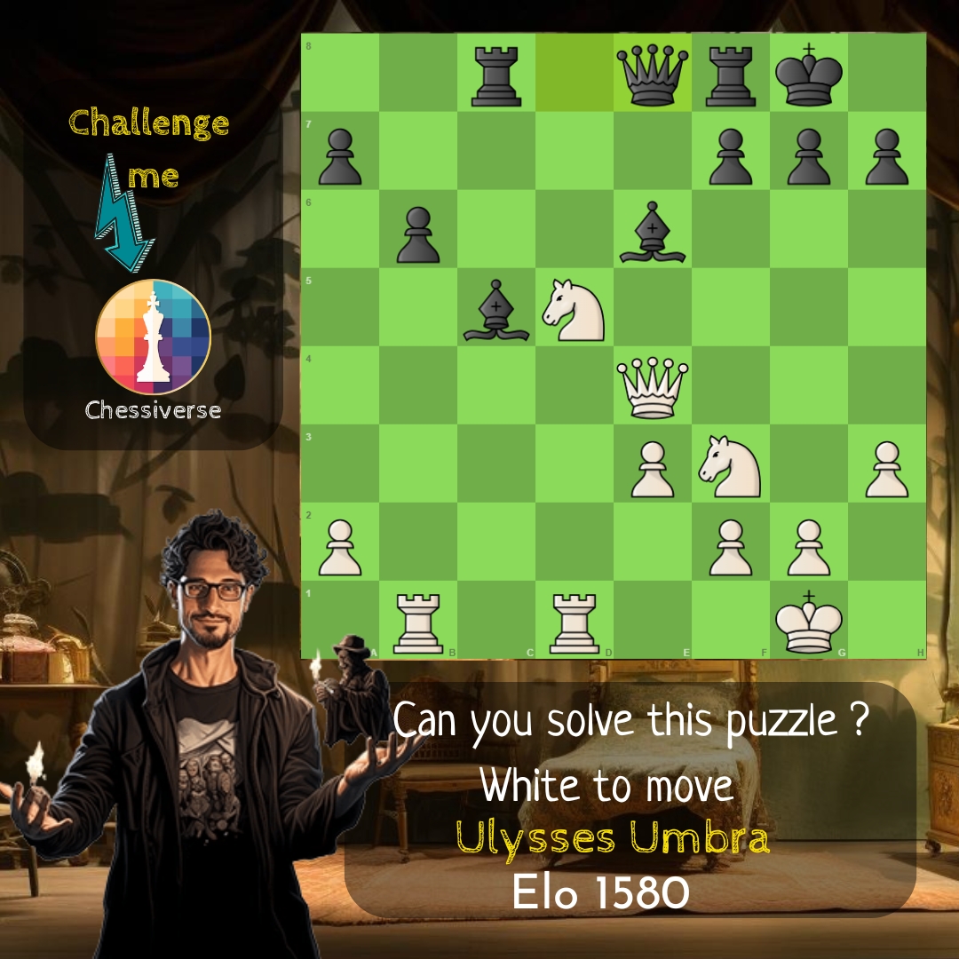 Chessiversegame's tweet image. 🔍 Can You Spot the Winning Move in This Puzzle? 

💬 Drop your answer in the comments! If you&apos;re ready to keep testing your skills, Chessiverse has 500+ unique bots waiting to challenge you. 

🚀 Visit Chessiverse.com and start solving puzzles 
#ChessPuzzle #chessiverse