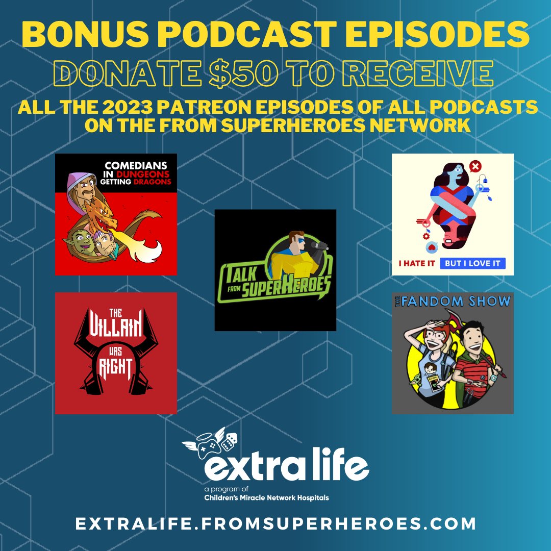 TOMORROW AT NOON ET IT ALL KICKS OFF 🎉
We're streaming for 24 hours in support of <a href="/ExtraLife4Kids/">Extra Life</a>
We have cool bonuses for everyone who donates.
Check out the prizes, event schedule, learn more, and most importantly please give via the link below 👇
extra-life.org/participant/53…