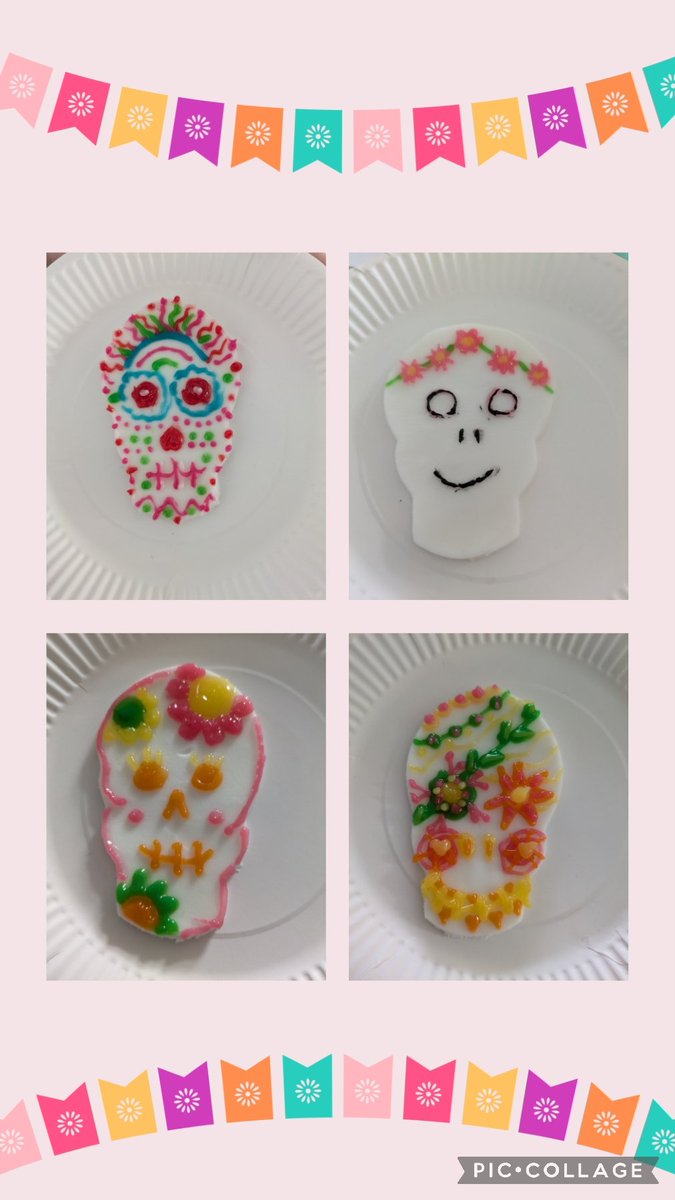 BoclairModLangs's tweet photo. Nuestras calaveras de azucar - ¡Qué rico! 💀 https://t.co/isA6cmUBiN