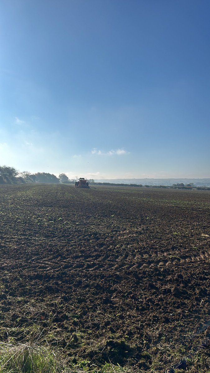 MatthewIzod's tweet photo. This week of weather has helped us out massively, soils been drying enough to get some wheat in 👌 https://t.co/04YjcU9NM3