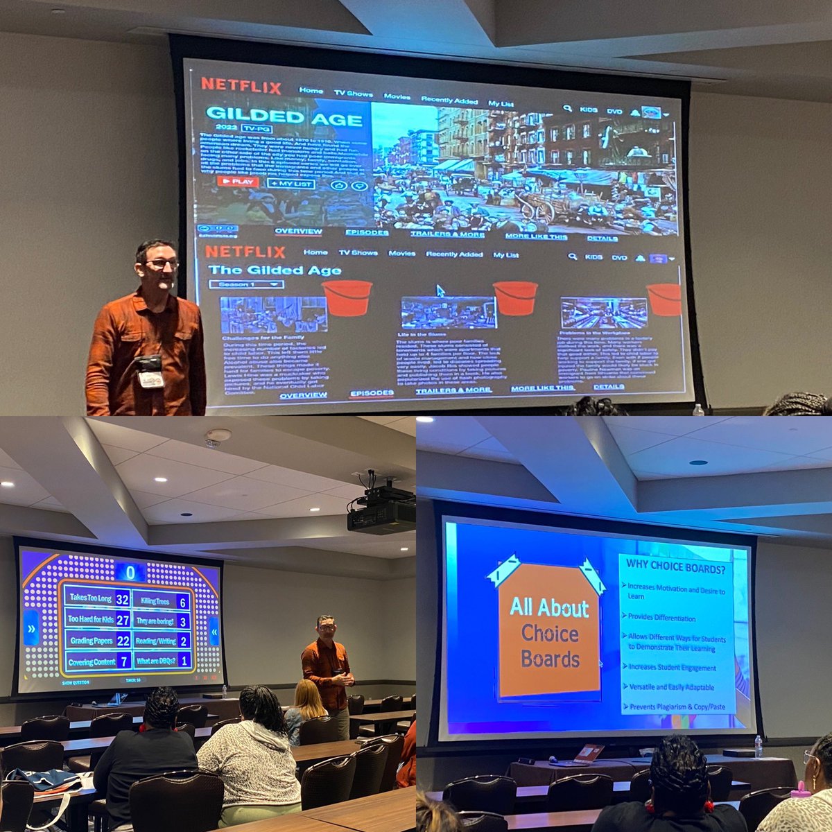 JeremiahRush4's tweet image. I appreciate how @DBQProject always makes each presentation unique and addresses our needs as social studies educators.  Can’t wait to share the ideas about “Alternative Endings” for DBQs to our teachers.  #TXCSS2024