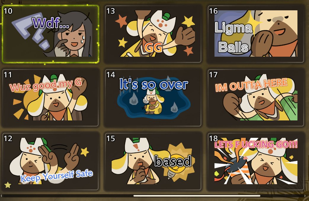 My favorite monster hunter feature