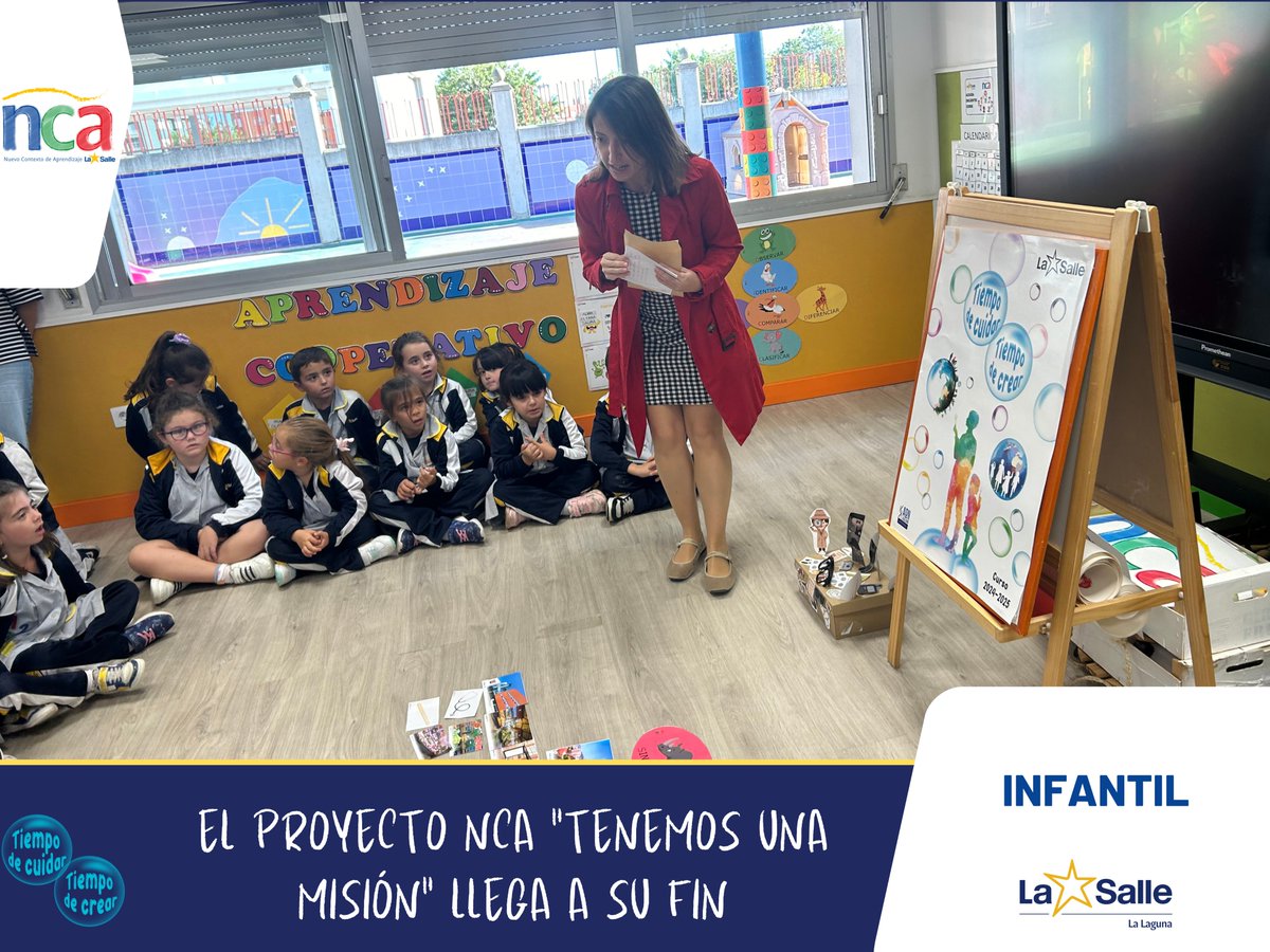 🌟El proyecto "Tenemos una Misión" (Infantil) llega a su fin con su celebración del aprendizaje.

😁👉Más Info: lasallelalaguna.es/el-proyecto-te…

#LaSalle #LaSalleLaLaguna #SomosLaSalle #Educación #Infantil #NCA