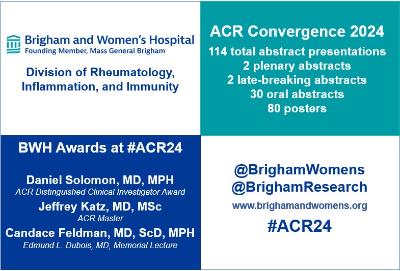 Looking forward to presenting at #ACR24!
<a href="/ACRheum/">American College of Rheumatology</a> <a href="/BrighamWomens/">Brigham and Women's Hospital</a> <a href="/BrighamResearch/">Brigham and Women’s Research</a> <a href="/MassGenBrigham/">Mass General Brigham</a>