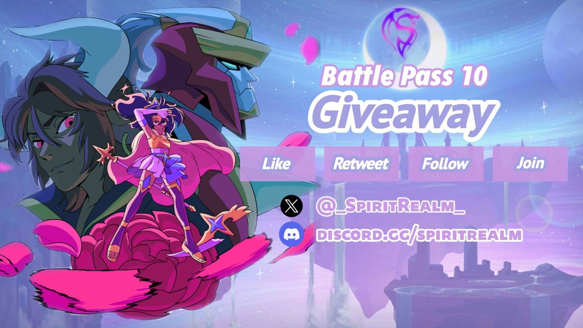 SpiritRealm (@_spiritrealm_) on Twitter photo ₴Ɽ | SpiritRealm Battle Pass 10 Giveaway
🎁1 winner will get a bp 10 gold track!
Follow the instructions to enter:
- Follow <a href="/_SpiritRealm_/">SpiritRealm</a>
- 🩷& ♻️
- Join the server (discord.gg/DEAzfytkvE)
Ends on 11/15
Good Luck All!❤️
#Brawlhalla #BrawlhallaCommunity #brawlhallagiveaway ₴Ɽ | SpiritRealm Battle Pass 10 Giveaway
🎁1 winner will get a bp 10 gold track!
Follow the instructions to enter:
- Follow <a href="/_SpiritRealm_/">SpiritRealm</a>
- 🩷& ♻️
- Join the server (discord.gg/DEAzfytkvE)
Ends on 11/15
Good Luck All!❤️
#Brawlhalla #BrawlhallaCommunity #brawlhallagiveaway