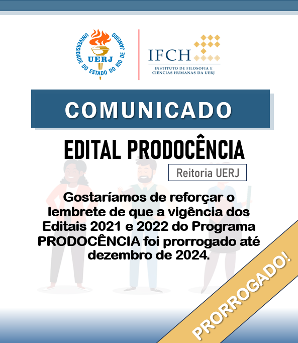Instituto de Filosofia e Ciências Humanas da UERJ (@ifch_uerj) on Twitter photo 