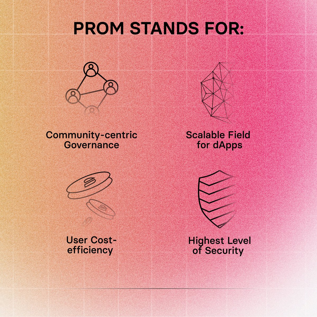 prom_io's tweet photo. We’re set on working on our ecosystem further with a mission to create a gateway both for daily crypto users and ambitious builders.

Uniting a seamless network everyday experience and setting the stage for the creation of diverse powerful dApps 💡 https://t.co/IKF8MS8gUH