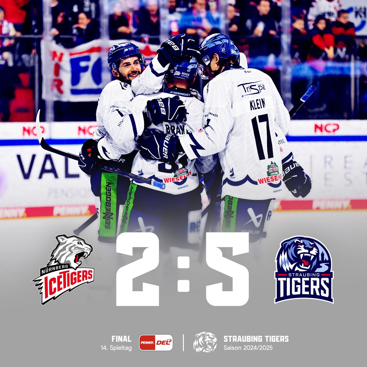 srtigersfans's tweet photo. 🟦 D E R B Y S I E G ⬜️
Wir spielen #TIGERSHOCKEY und gewinnen in Nürnberg verdient mit 5:2 🐯💪
#NITvsSTR | #PENNYDEL https://t.co/vka2hBmH4R