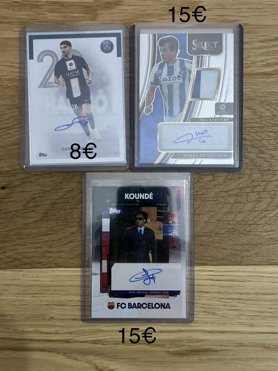 Hova_card's tweet image. Cartes dispo !

Prix sur les photos 

Frais de port à ajouter
Paiement paypal. 

Bonne soirée !