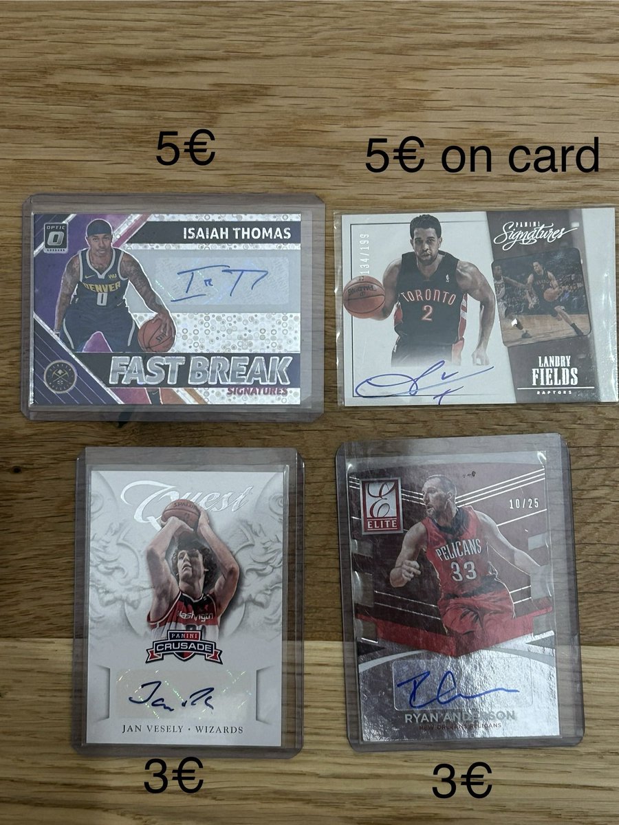 Hova_card's tweet image. Cartes dispo !

Prix sur les photos 

Frais de port à ajouter
Paiement paypal. 

Bonne soirée !