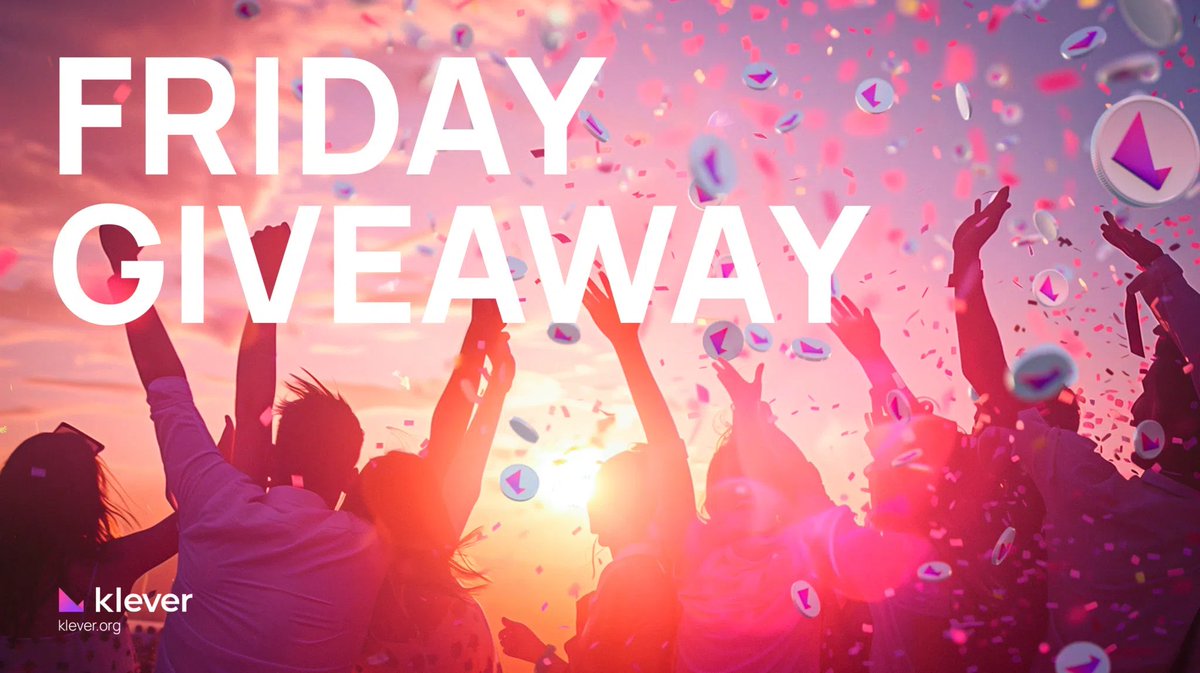 Klever Blockchain 🖤 (@klever_org) on Twitter photo 🎉 Friday Giveaway Alert! We’re giving away a total of 120,000 $KLV to 3 creative winners!
To enter:
1️⃣ Write a short and creative phrase describing what the Klever Blockchain means to you.
2️⃣ RT this post
3️⃣ Follow <a href="/klever_org/">Klever Blockchain</a>
The most liked phrase wins, and we'll choose the 🎉 Friday Giveaway Alert! We’re giving away a total of 120,000 $KLV to 3 creative winners!
To enter:
1️⃣ Write a short and creative phrase describing what the Klever Blockchain means to you.
2️⃣ RT this post
3️⃣ Follow <a href="/klever_org/">Klever Blockchain</a>
The most liked phrase wins, and we'll choose the