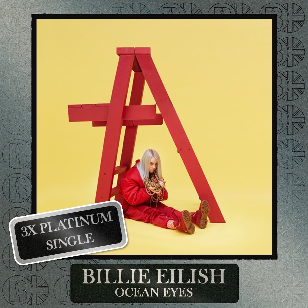 ‘ocean eyes’ acabou de ser certificado pela <a href="/BRITs/">BRIT Awards</a>, pela 3ª vez, como um single de prata! 🌊