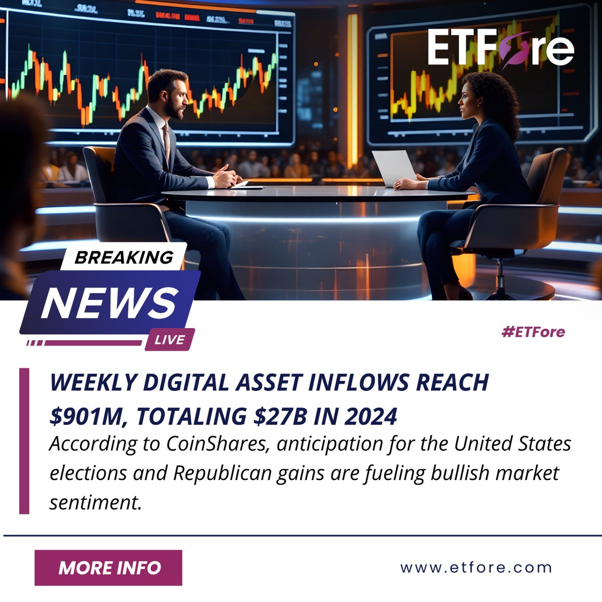 etforecompany's tweet image. At ETFore, our team of seasoned financial experts brings decades of collective experience in the industry. Become a member and begin to receive consistent returns along with additional advantages.

  #escapematrix #freedomfromthegrid   #NewConcept #multilevelmarketing  #etfore