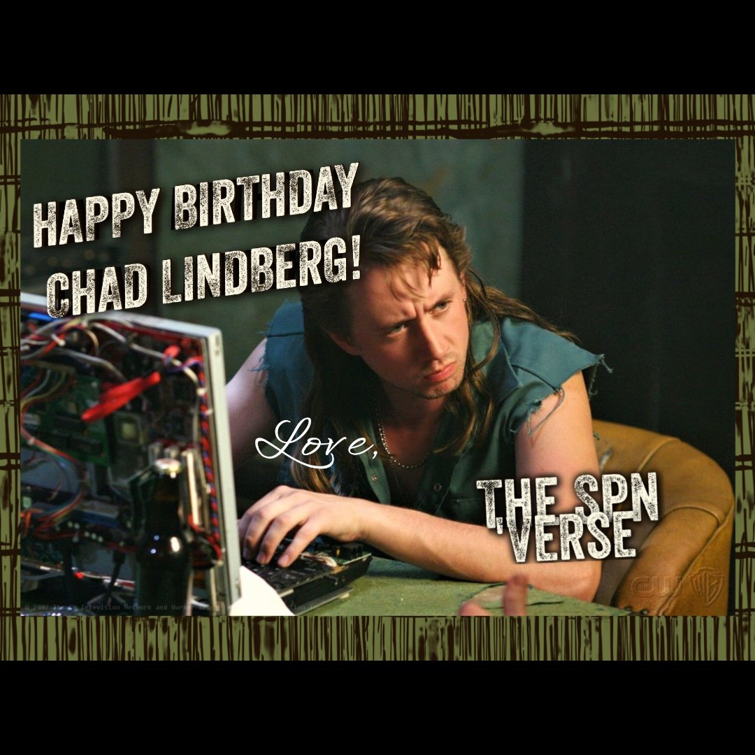thespnverse's tweet photo. Happy birthday to Supernatural's resident MD. "Dr. Badass" a.k.a. @ChadLindberg! 🎉
#chadlindberg #drbadass #ash #harvelles #supernatural #spn https://t.co/px7tEsUk2R