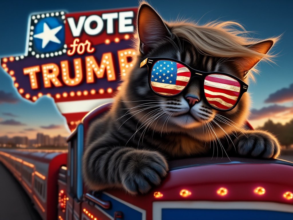 TrumpCatLeader's tweet photo. ๐พ FRIDAY CAT TRAIN is on the move! ๐๐ฑ Drop your handles, follow, and follow back! Letโs end the week strong and keep growing our community! Together, weโll make America purr-fect! ๐บ๐ธ #CatsForTrump #MAGA #FridayTrain #Trump2024
@BillGeri1980
@bladebiscuits
@DonnaBarford
@EndRaceHating
@nycAsianDad
@DoItQ_777
@asaphubai
@GOP_is_Gutless
@iAnonPatriot
@AVGirl4Life
@Stufff0000
@1ThinkingSheep
@EXCELLENTSALVIC
@Steve_in_gear
@ImJustaBillLive
@just_a_hog_fan
@ThePatriotOasis
@StephGenX7189
@TrumpDailyPosts
@PatriotDave77
@Hunter9898
@otto_tenet
@TheRealGameGod
@TexasTweetsonX
@RolandGasinski
@redpillgoku
@shymicron22
@EndRaceHating
@Queen0Sense9
@OneBadDude_
@DebbieS0830
@SteamHappy123
@EndRaceHating