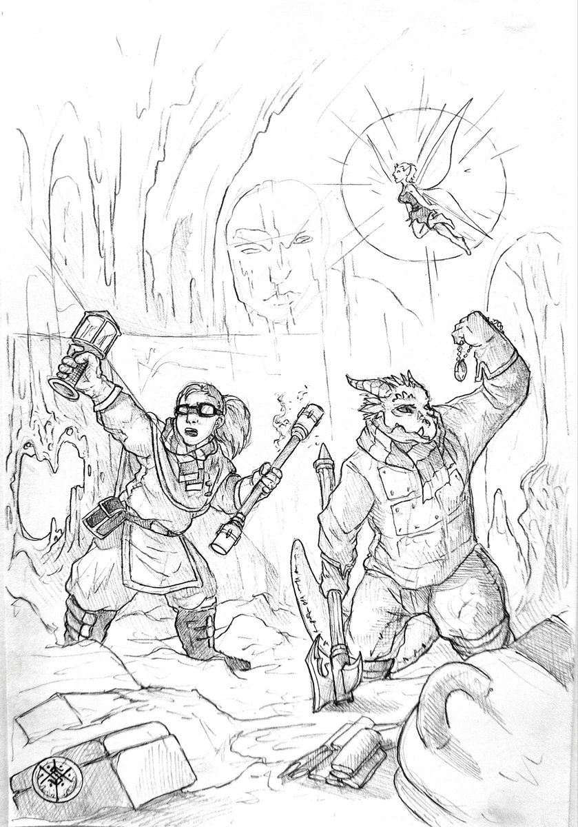 SethGra80453135's tweet photo. Happy Fantasy Friday!
Also - Happy NaNoWriMo.
#fantasy #art #ttrpg #adventure #heores #dungeonsanddragons #doodles
2 of 2 ( @legendfroggy @parabellux ) https://t.co/MtSFb4LalJ