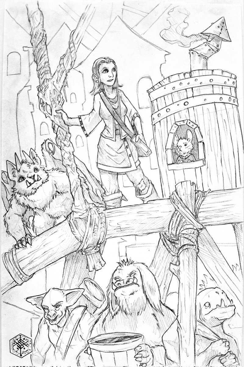 SethGra80453135's tweet photo. Happy Fantasy Friday!
Also - Happy NaNoWriMo.
#fantasy #art #ttrpg #adventure #heores #dungeonsanddragons #doodles
2 of 2 ( @legendfroggy @parabellux ) https://t.co/MtSFb4LalJ