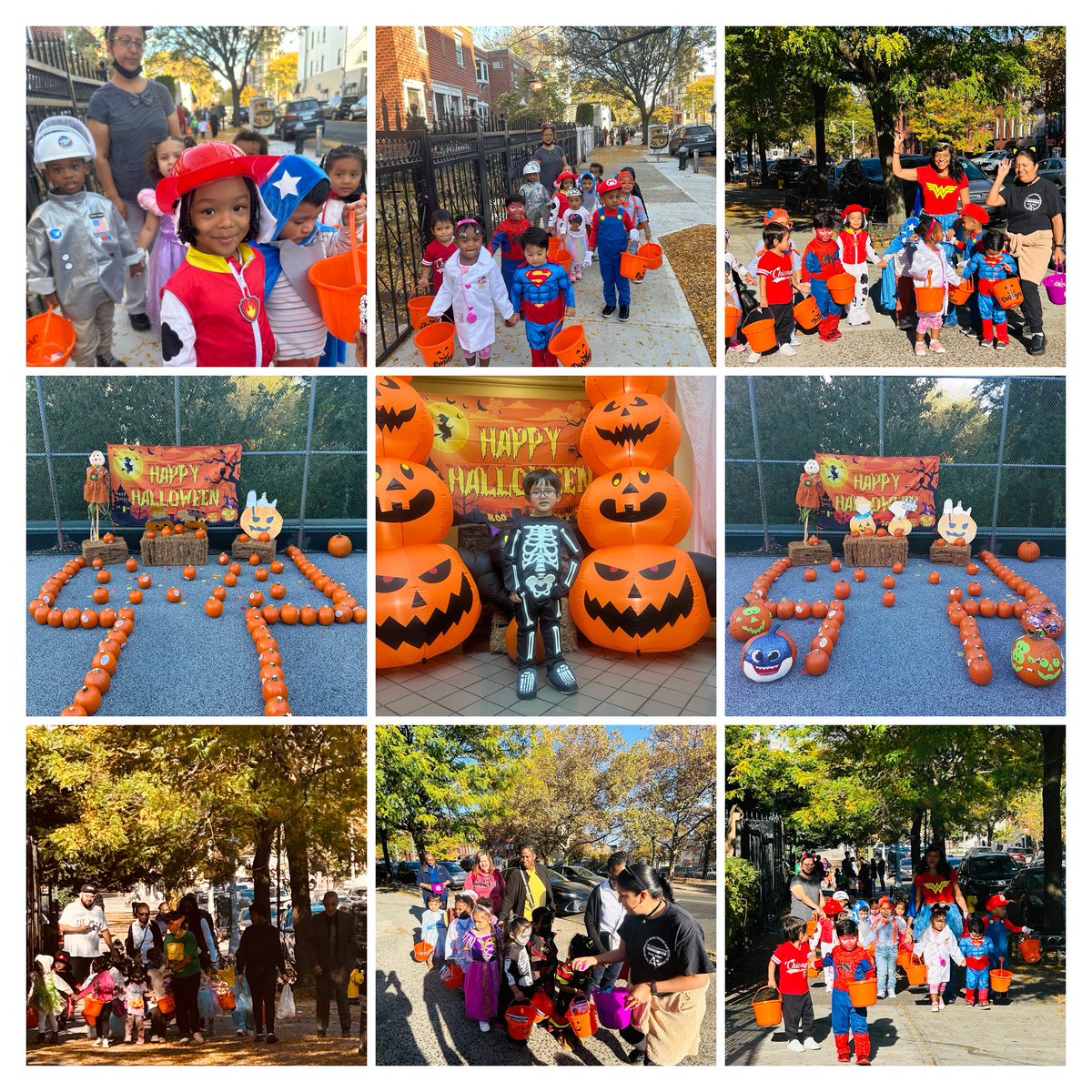 ACEHS1419's tweet photo. Happy Halloween! Thank you to the staff, parents, and our community partners, @BETANCESHEALTH  &amp;  C&amp;J Wellness Pharmacy, for supporting the children at ACE Integration Head Start on their costume parade by giving them treats. https://t.co/Q9qbNZvn0J